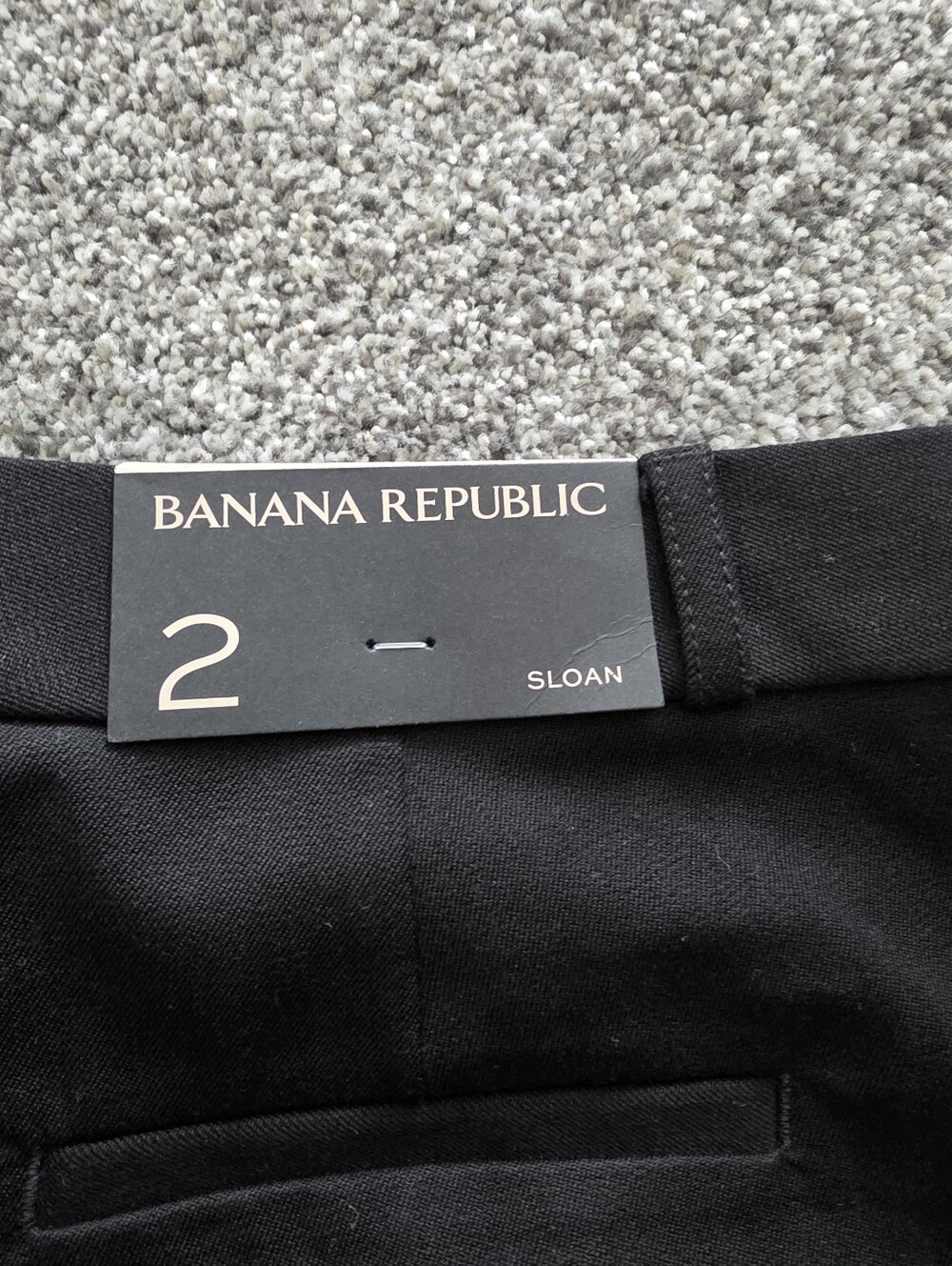 NWT! Banana Republic Black Sloan Pants - Picture 8 of 8